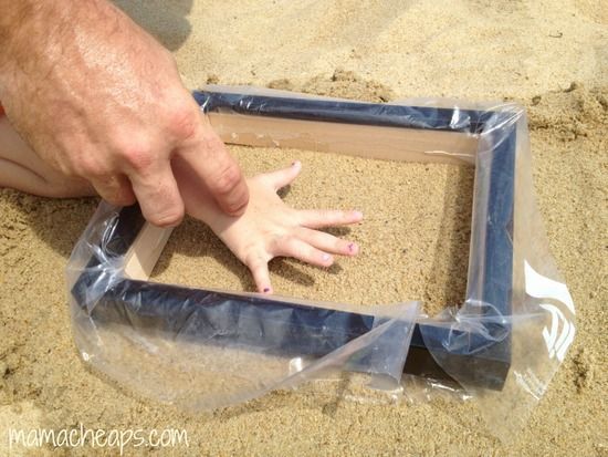 23 handprint beach crafts
 ideas