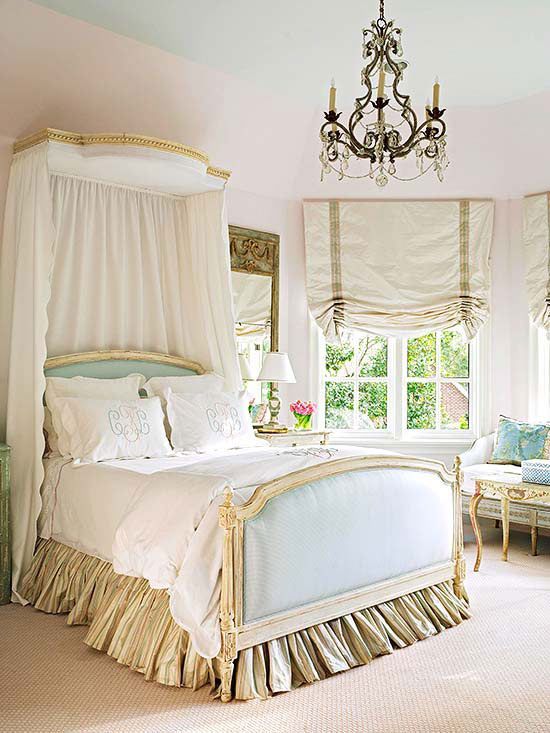 5 Easy French Country Bedroom Ideas -   23 romantic country decor
 ideas