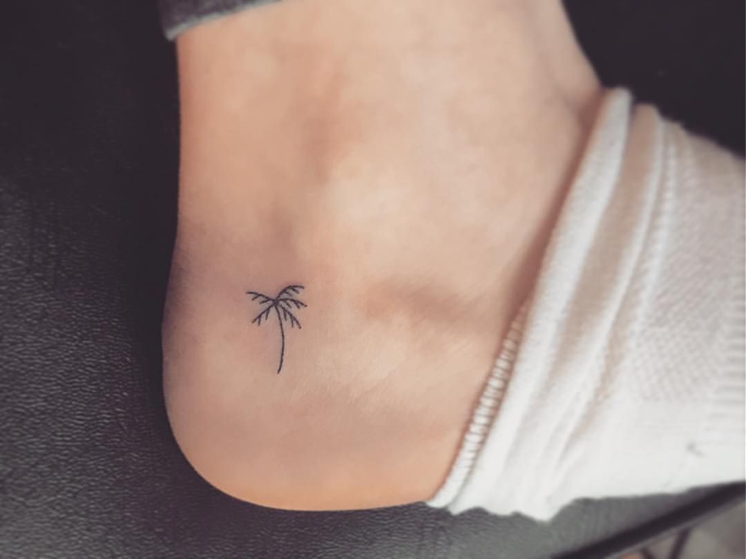 Little palm tree рџ™€вќ¤пёЏ • -   23 tiny tattoo tree
 ideas