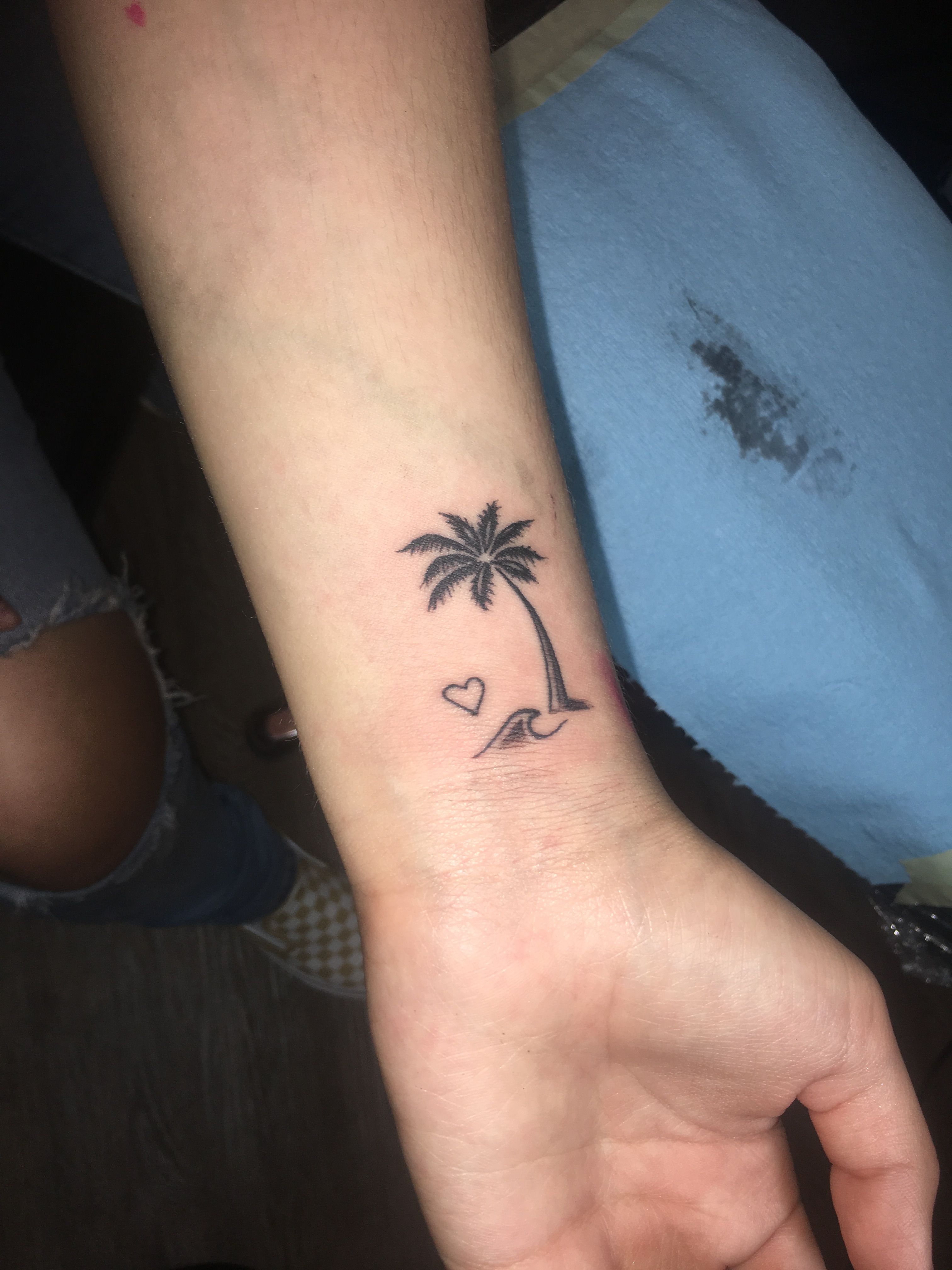 Palm tree tattoo -   23 tiny tattoo tree
 ideas