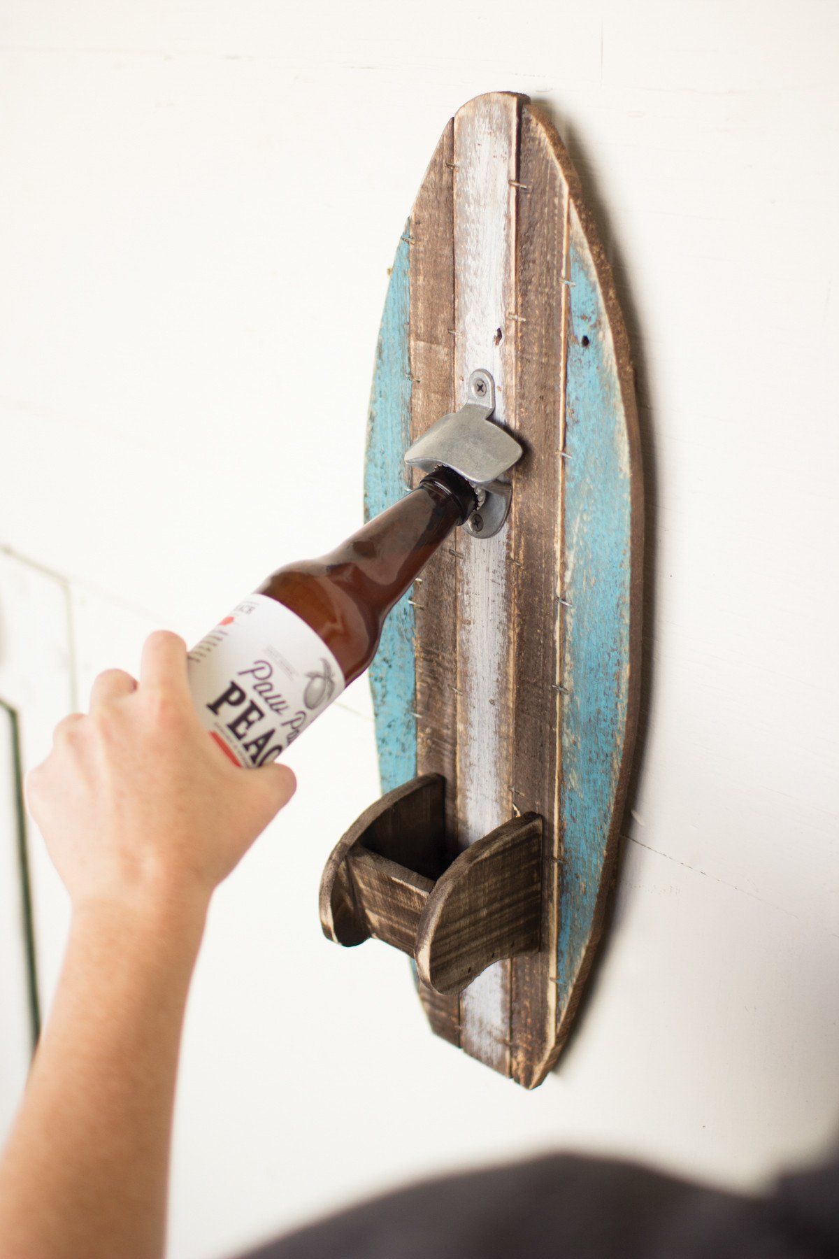Surfboard Wall Bottle Opener -   24 coastal decor patio
 ideas