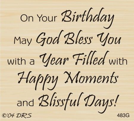 God Bless Birthday Greeting - 483G -   24 easy diy birthday
 ideas