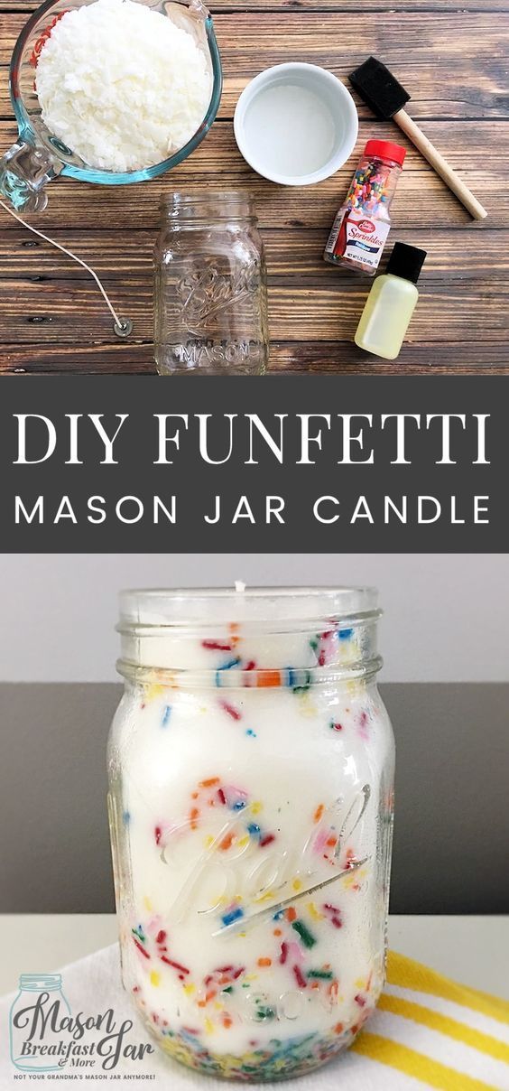 25 Of The Best Ways You Can Decorate With Mason Jar Crafts -   24 easy diy birthday
 ideas