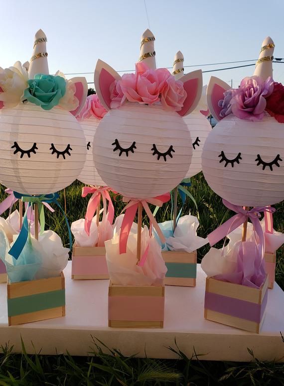 Unicorn Party Centerpiece, Unicorn Decor, Unicorn Decoration -   24 easy diy birthday
 ideas