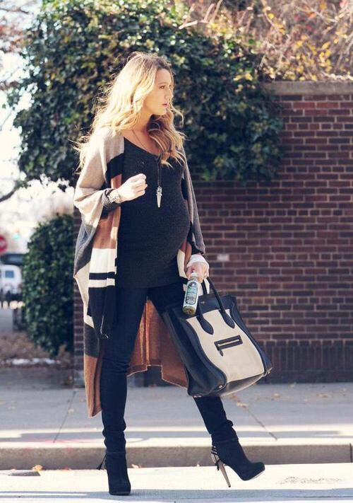 I love her maternity style but don't think I could wear those heels when I'm that pregnant lol. -   24 pregnancy style winter
 ideas