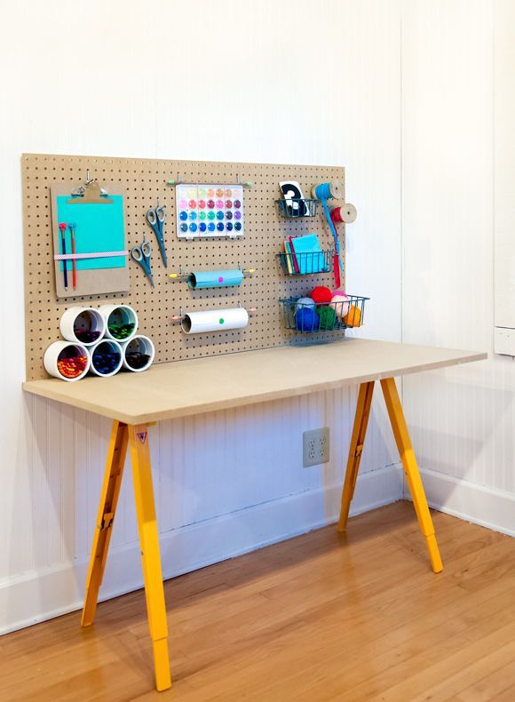 Store All Of Your Kid's Crafts For Under $50 -   24 standing crafts table
 ideas