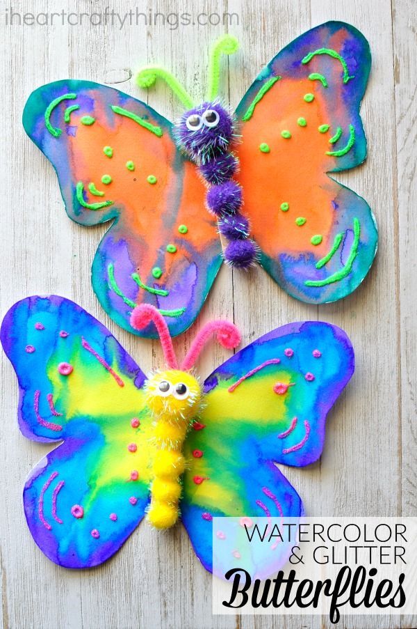 How to Make a Gorgeous Butterfly Craft -   25 butterfly crafts heart
 ideas