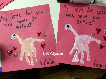 Kids Dinosaur Valentine's Day craft -   25 dinosaur crafts gift
 ideas