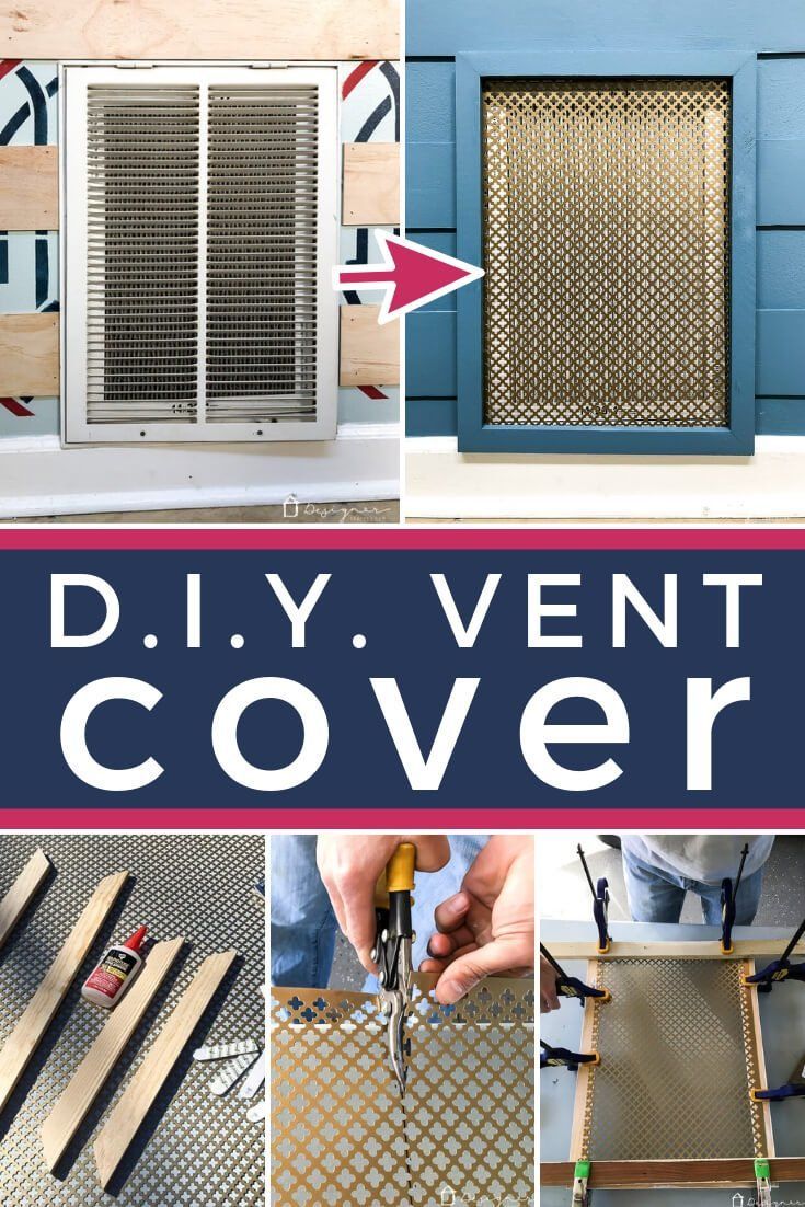 DIY Vent Cover (it's pretty and easy) -   25 diy bench wall
 ideas