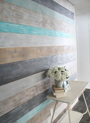 DIY a Wood Planked Accent Wall for Your Home -   25 diy wall wood
 ideas