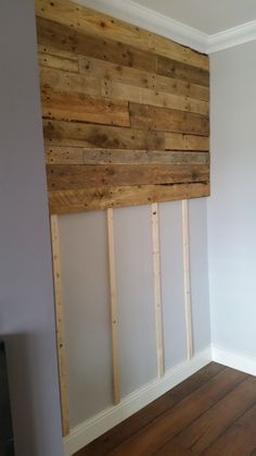 Diy: Beautiful Wood Pallet Wall With Instructions -   25 diy wall wood
 ideas