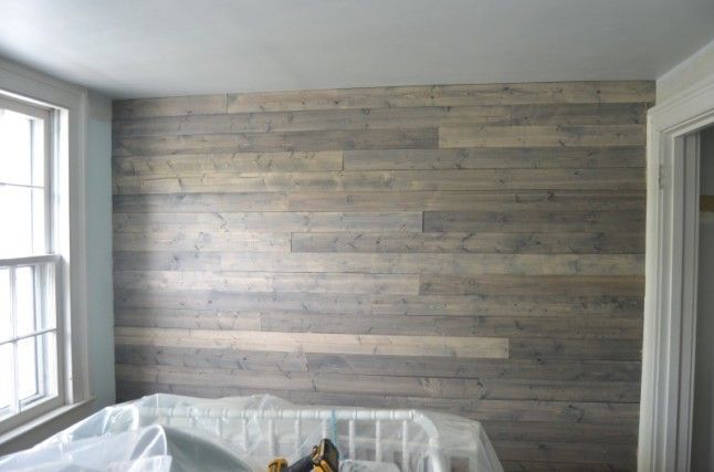 How To Fake A Reclaimed Wood Plank Wall -   25 diy wall wood
 ideas