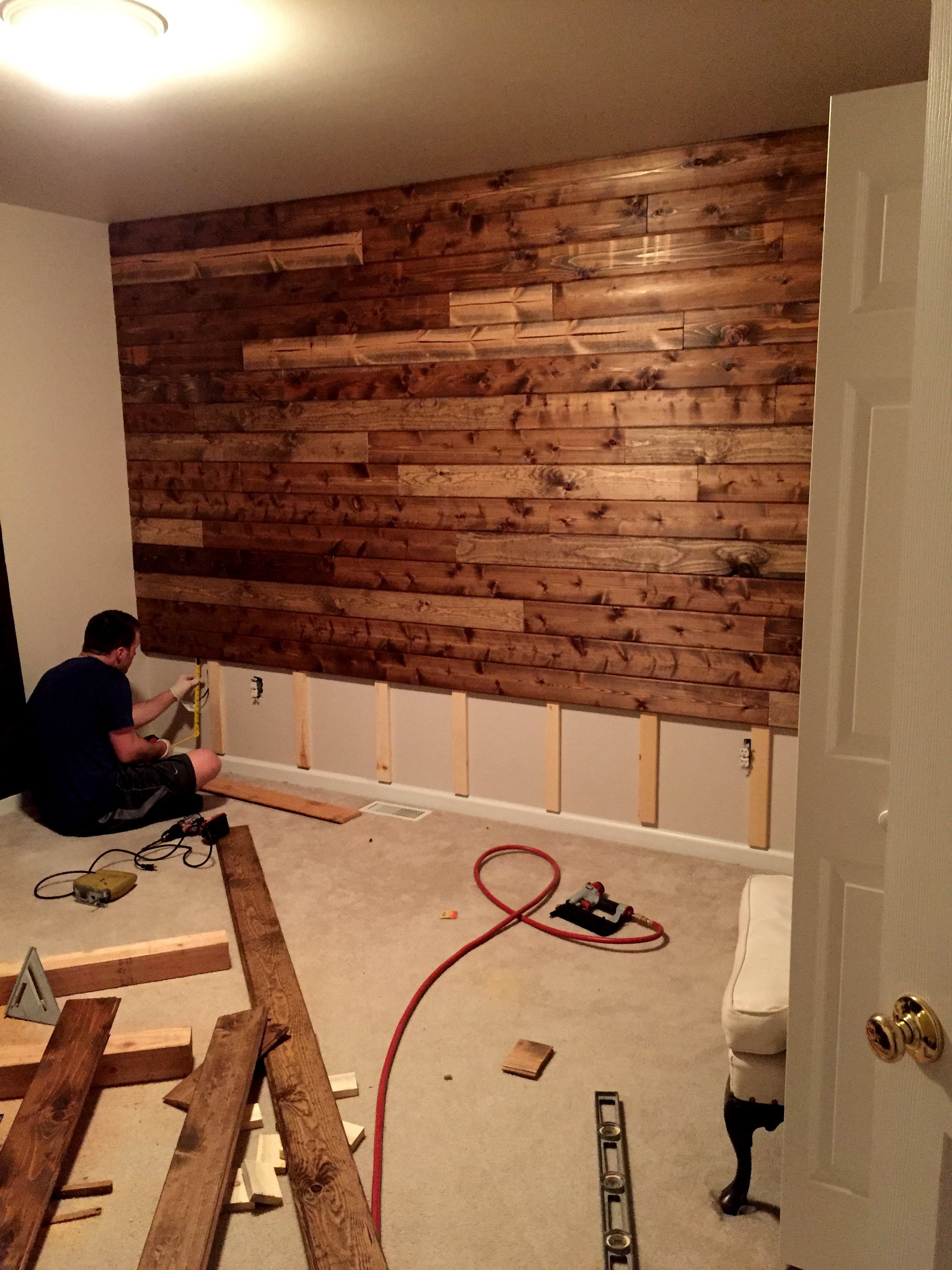 25 diy wall wood
 ideas