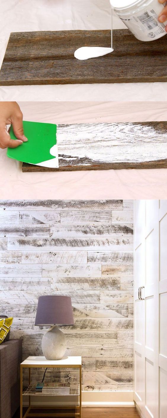 How to Whitewash Wood in 3 Simple Ways – An Ultimate Guide -   25 diy wall wood
 ideas