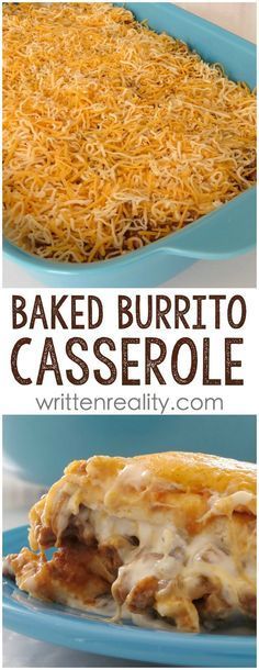 Easy Baked Burrito Casserole -   25 low carb beef recipes
 ideas