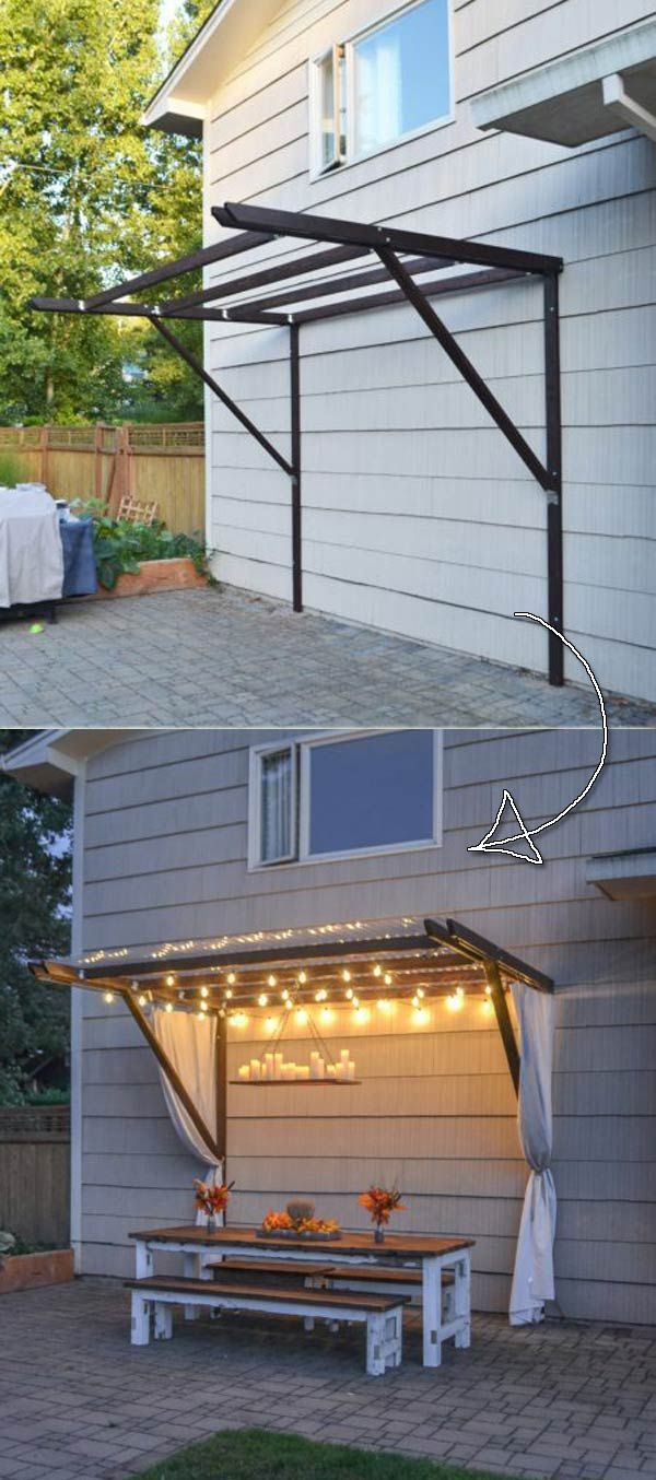 The Best 21 DIY Lighting Ideas for Summer Patio and Yard -   25 outdoor garden patio
 ideas