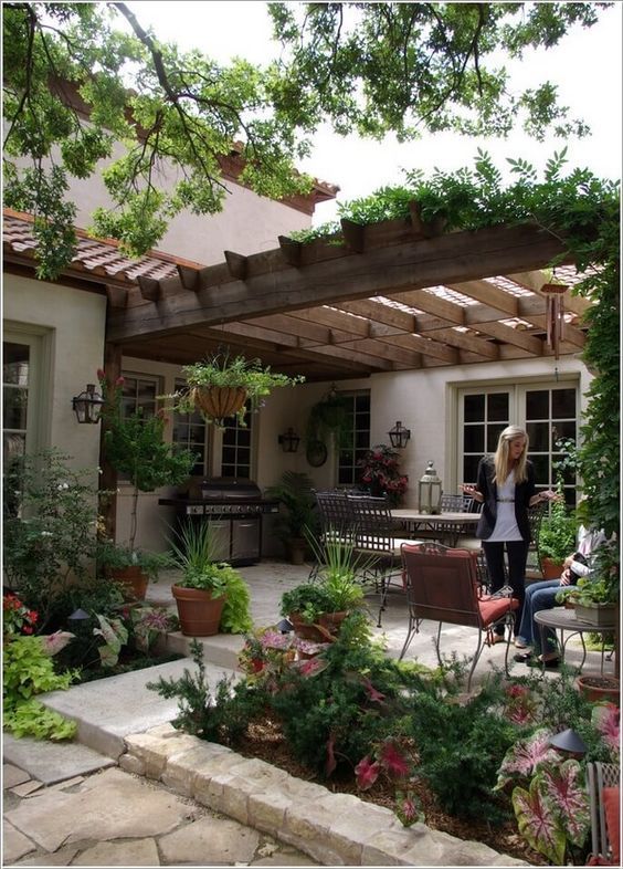 An enclosed patio                                                                                                                                                                                 More -   25 outdoor garden patio
 ideas