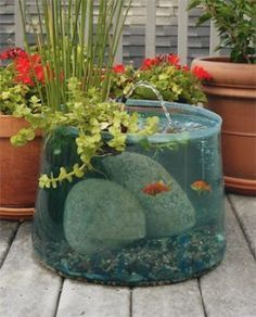 21+ Small Garden Backyard Aquariums Ideas That Will Beautify Your Green World -   25 outdoor garden patio
 ideas