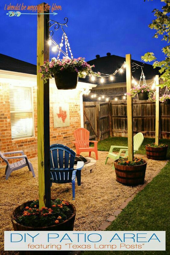 20 Dreamy Ways to Use Outdoor String Lights in Your Backyard -   25 outdoor garden patio
 ideas