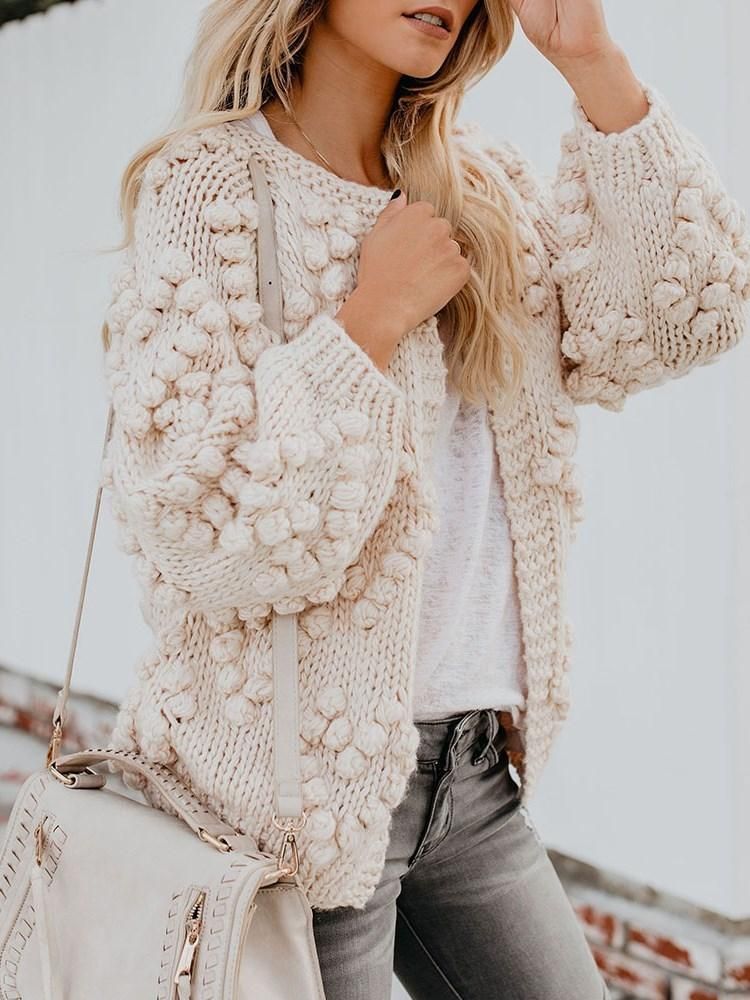 Women's Fall Long Sleeve Casual Loose Cardigan Sweater -   25 style women casual
 ideas