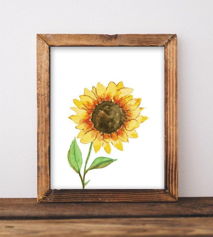 Sunflower - Printable wall art -   25 summer decor office
 ideas