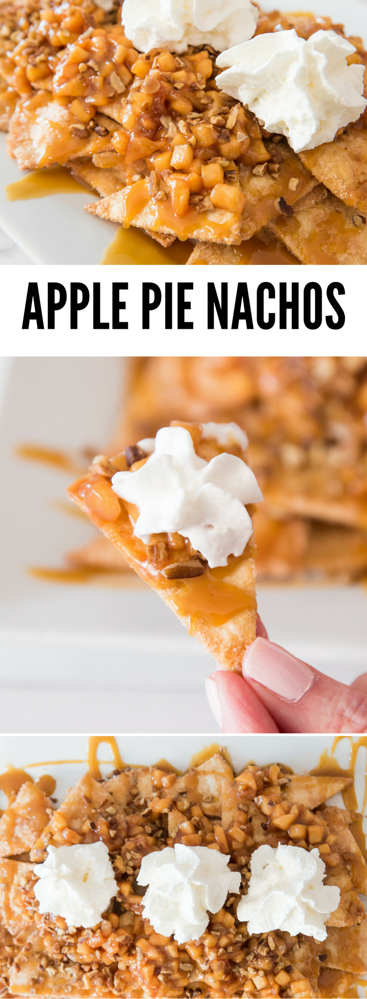 Apple Pie Nachos recipe is the perfect fall dessert you can eat all day long. It's a scrumptious and over-the-top unique dessert! -   25 unique apple recipes
 ideas