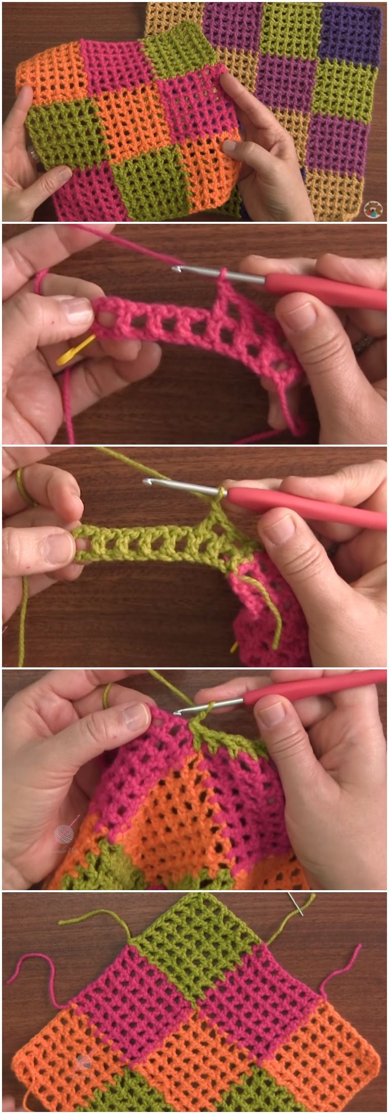 Crochet Entrelac Baby Blanket -   10 diy decoração bebe
 ideas