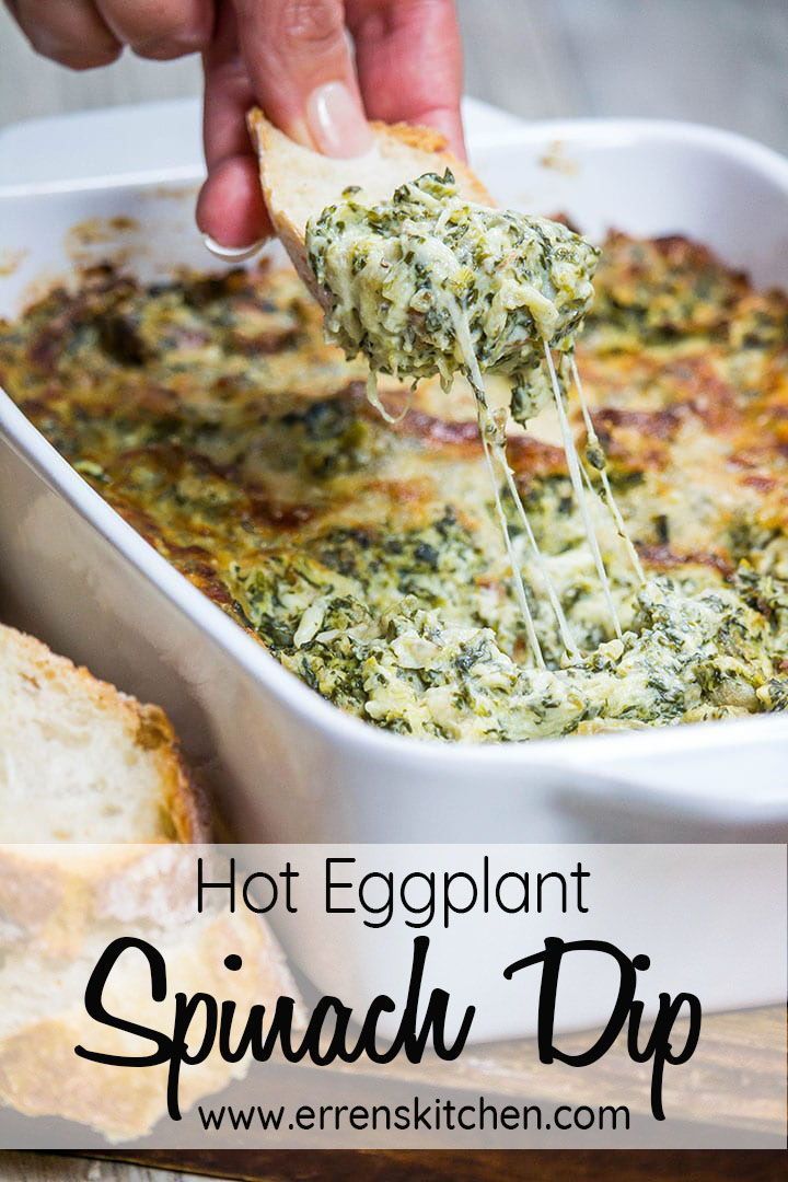 Hot Eggplant and Spinach Dip -   11 spinach recipes noodles
 ideas