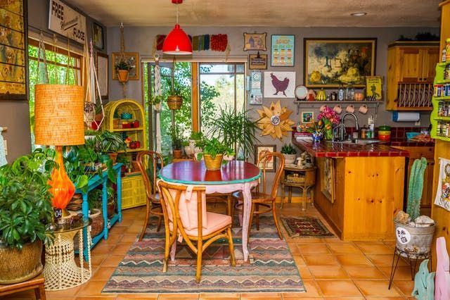 The Most Maximalist Bohemian Home Just Might Be on This Farm in Colorado -   15 boho decor kitchen
 ideas