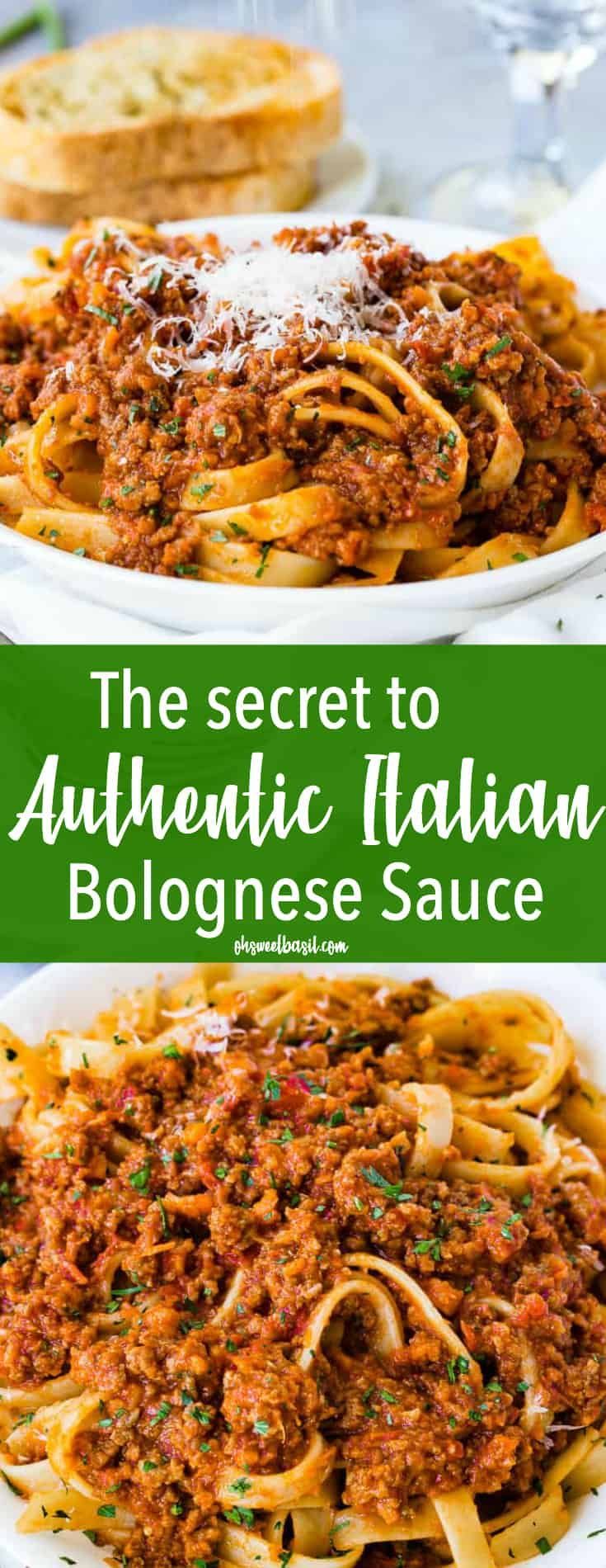 The Secret to Authentic Italian Bolognese Sauce -   15 italian recipes authentic
 ideas
