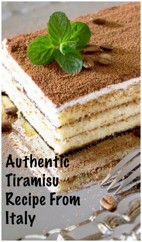 Authentic Tiramisu Recipe from Italy -   15 italian recipes authentic
 ideas