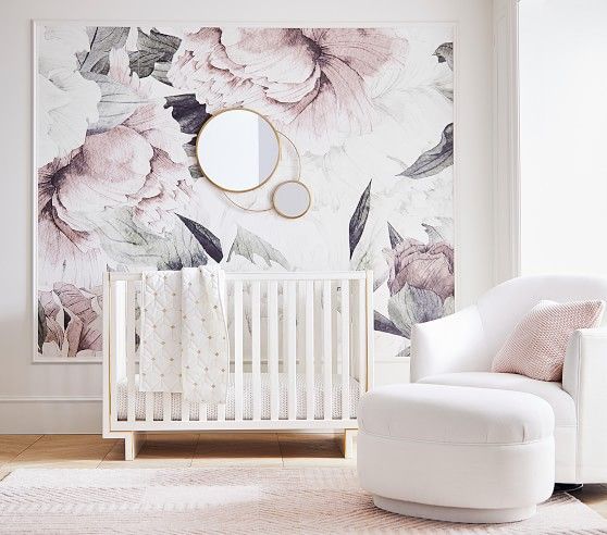 Organic Blush Falling Dot Crib Fitted Sheet -   15 nursery decor white
 ideas
