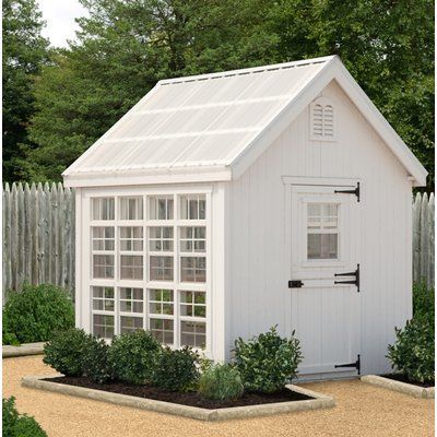 Colonial Gable 8 Ft. W x 8 Ft. D Greenhouse -   16 garden shed layout
 ideas
