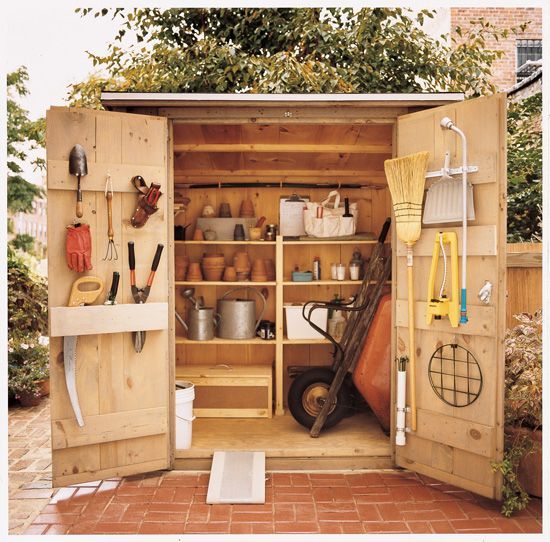 7 Great Ideas For An Organized Toolshed -   16 garden shed layout
 ideas