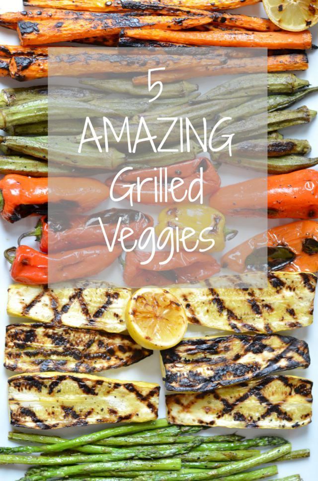 Grill Your Veggies! 5 Quick + Healthy Grilled Veggies -   16 grilled squash recipes
 ideas