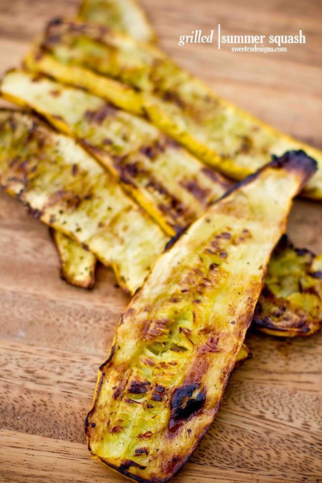 Easy Grilled Yellow Squash -   16 grilled squash recipes
 ideas