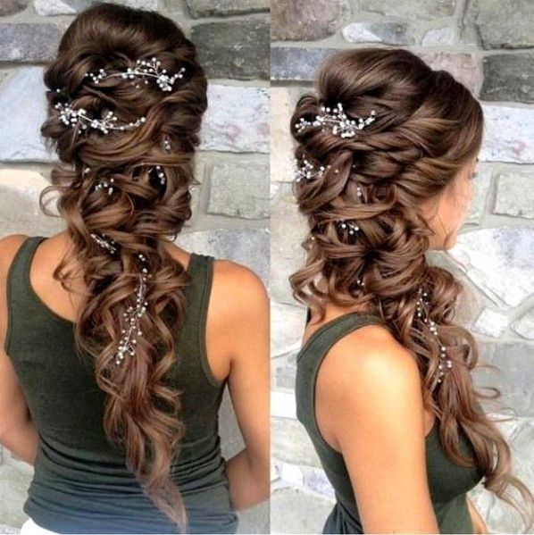 Extra Long Hair Vine Extra Long Headpiece Wedding Hair Vine -   17 diy wedding hairstyles
 ideas