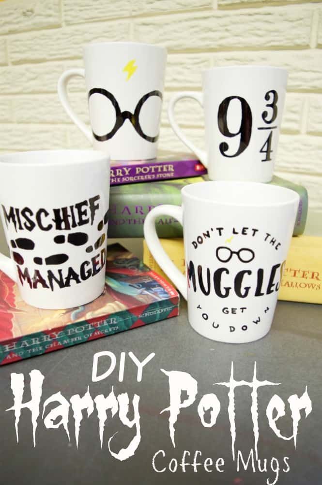 How to Make DIY Harry Potter Coffee Mugs Tutorial -   17 harry potter manualidades diy
 ideas