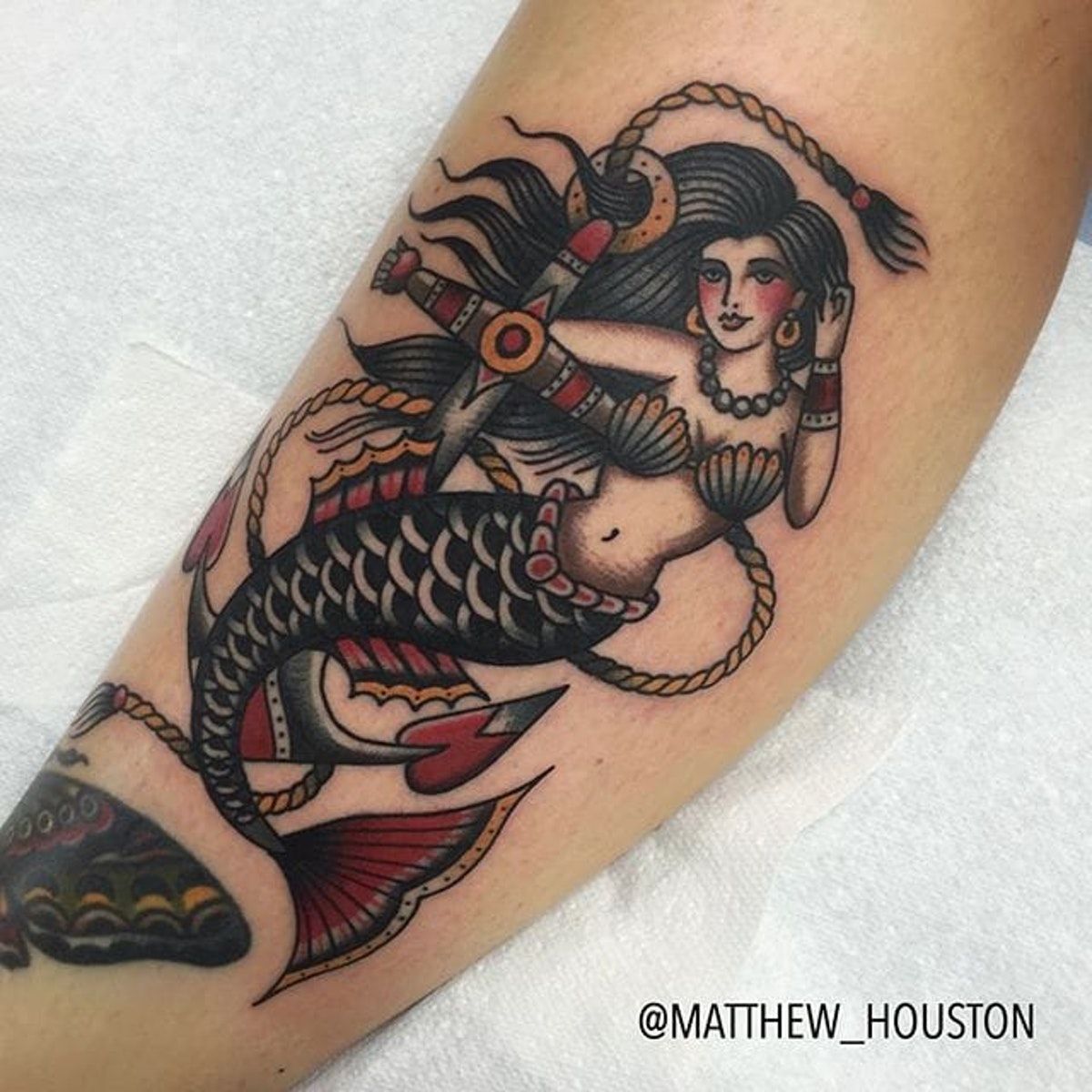 19 nautical mermaid tattoo
 ideas