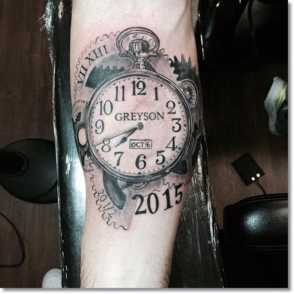 19 watch tattoo design
 ideas