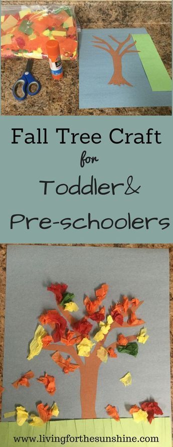 The Cutest Fall Tree Craft for Preschoolers -   20 fall crafts tree ideas