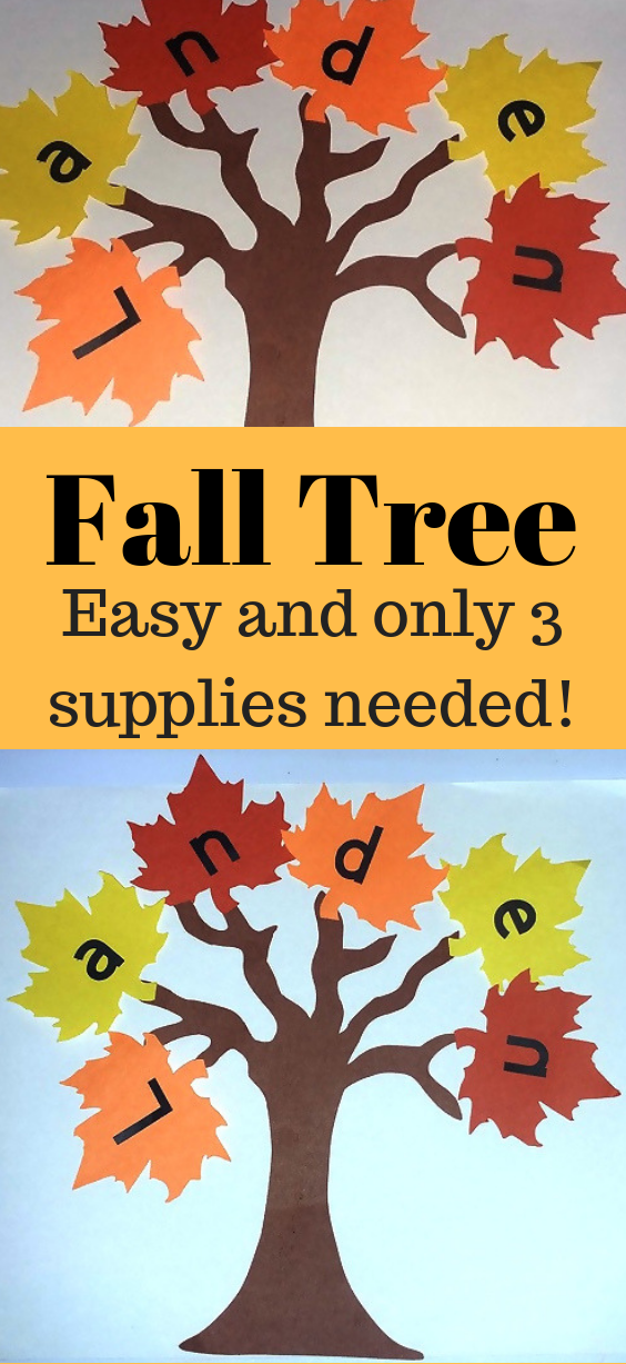 Fall Tree Craft For Kids -   20 fall crafts tree ideas