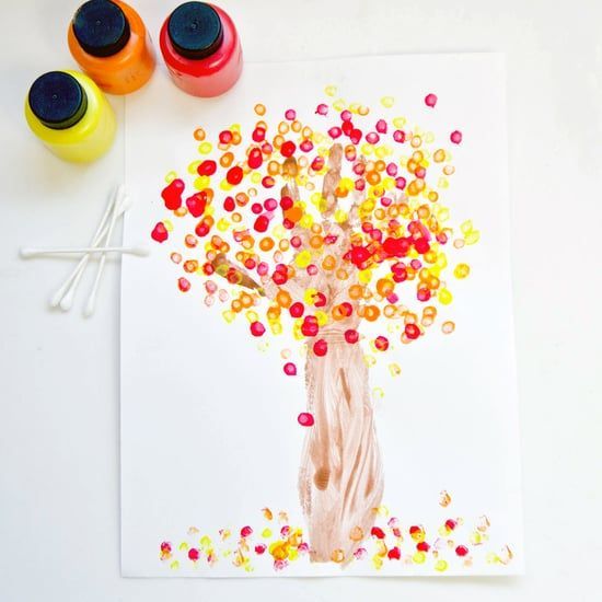 Kidoodles: Handprint Fall Tree Craft -   20 fall crafts tree ideas