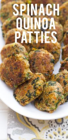 Spinach-Quinoa Patties -   20 quinoa recipes patties
 ideas