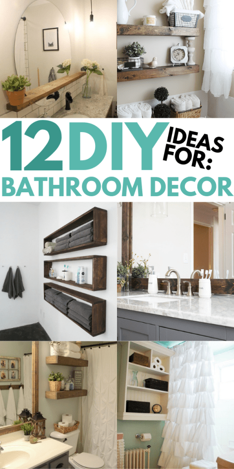 12 DIY Bathroom Decor Ideas On a Budget You Can’t Afford to Miss Out On -   21 bathroom decor storage
 ideas
