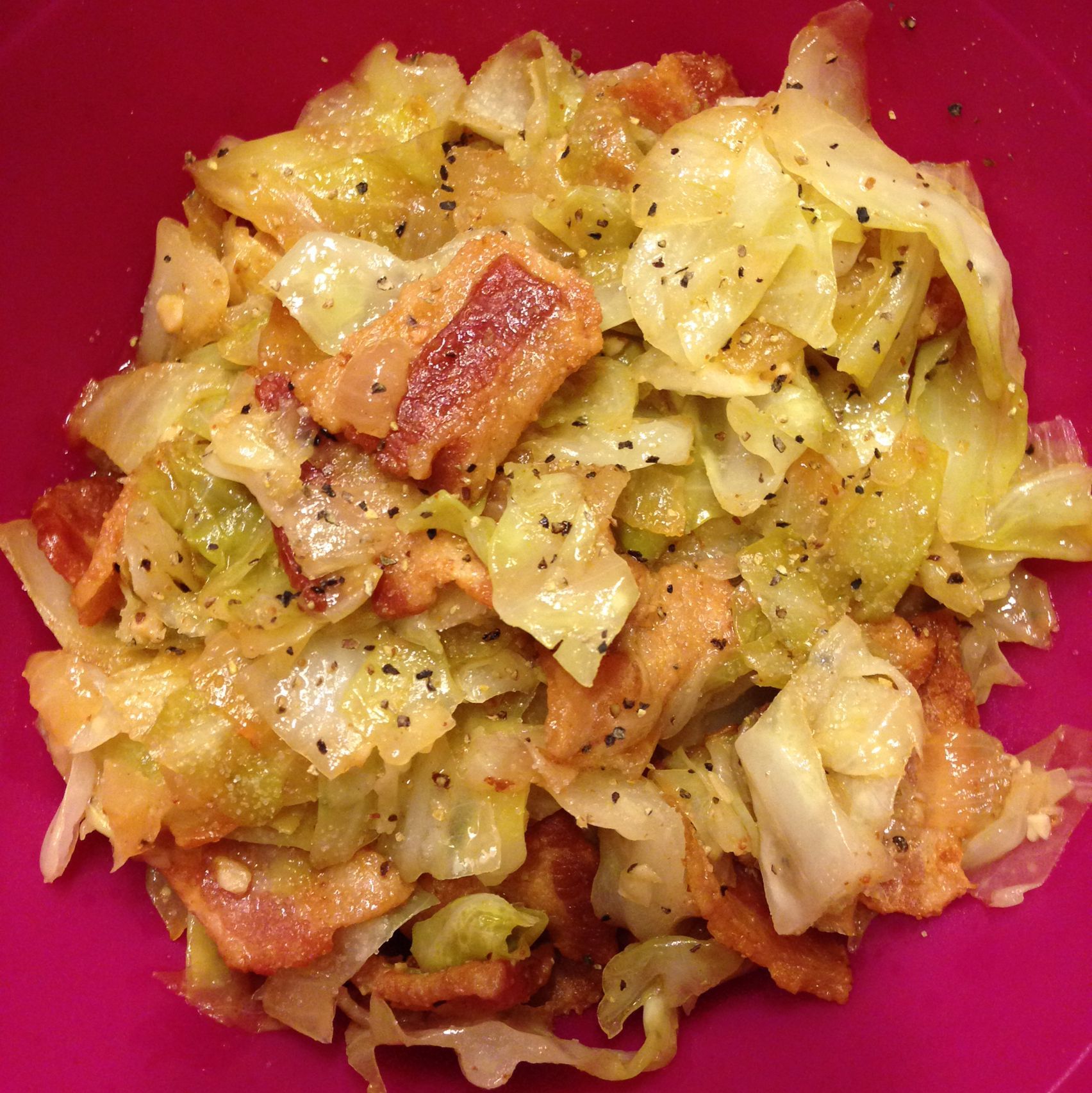 Fried Cabbage with Bacon, Onion, and Garlic -   21 german cabbage recipes
 ideas