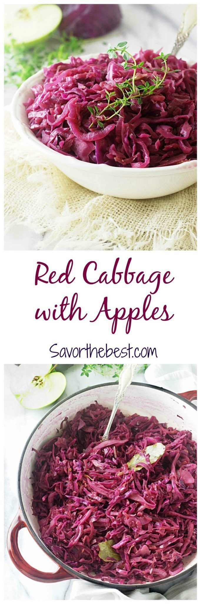 Red Cabbage with Apples (Rotkohl mit Apfeln) -   21 german cabbage recipes
 ideas