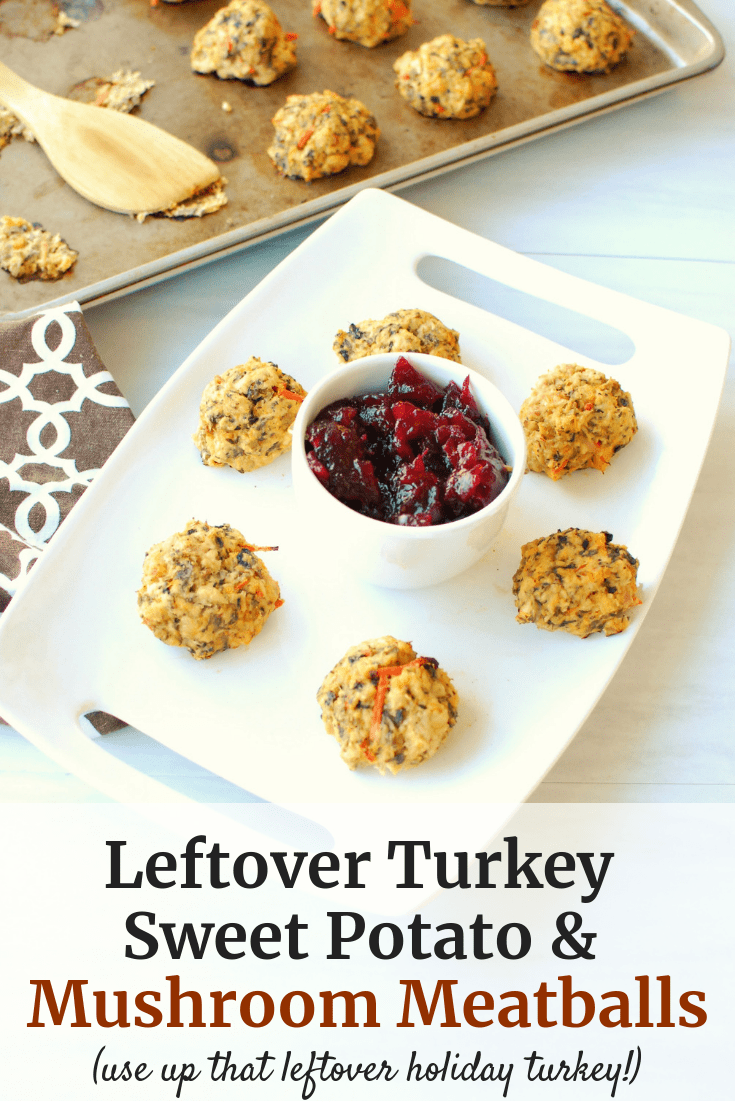 Healthy Leftover Turkey Mushroom Meatballs -   21 leftover meatball recipes
 ideas
