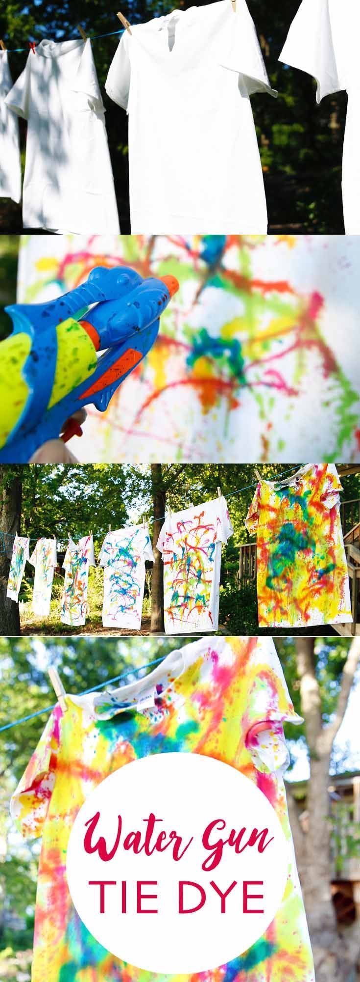 How to tie dye the easy way for summer fun! -   21 outdoor summer crafts
 ideas