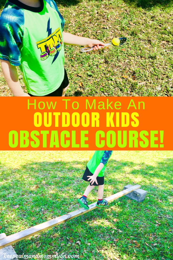 Make Your Own Kids Obstacle Course -   21 outdoor summer crafts
 ideas